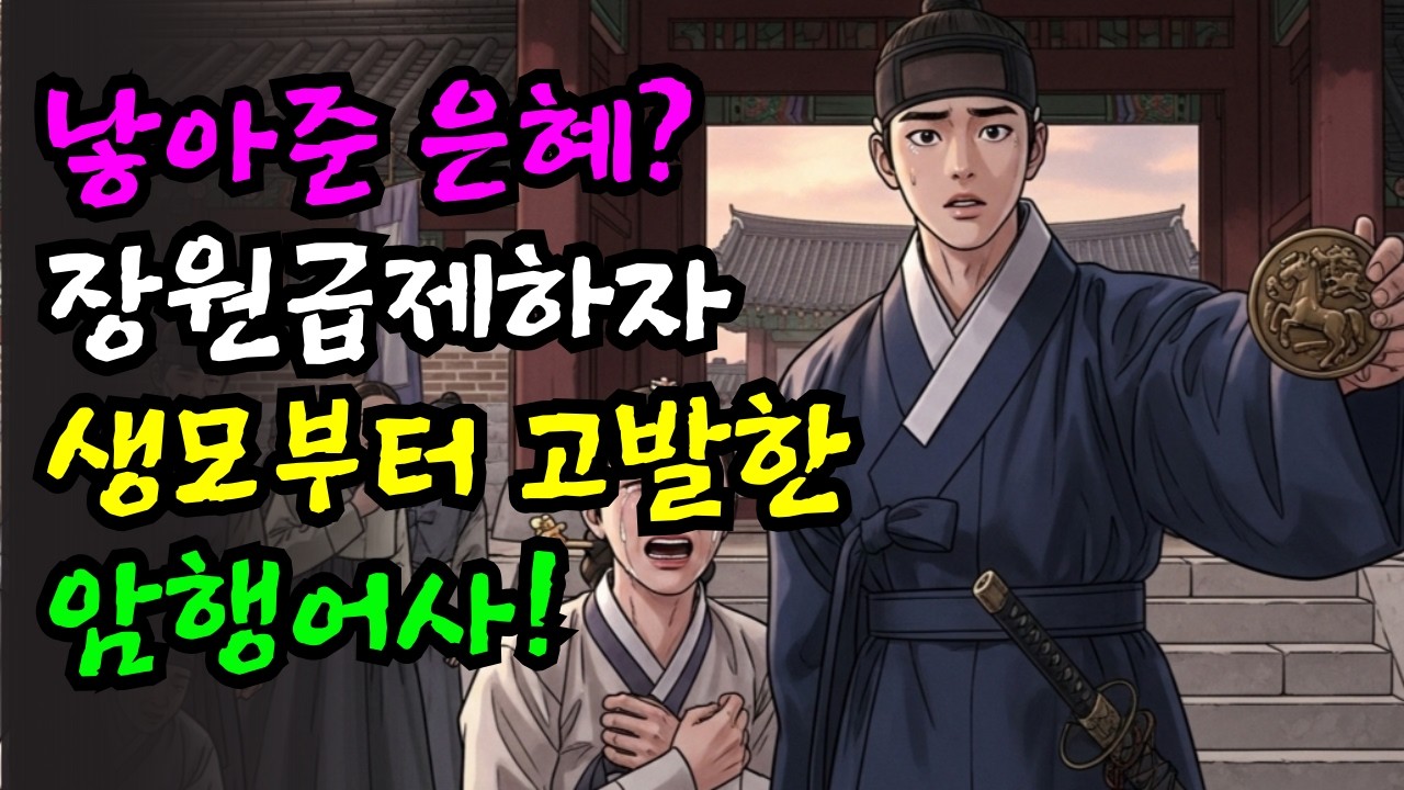 낳아준 은혜? 버린 죄다! 벼슬길 오르자마자 생모부터 관아에 고발한 암행어사ㅣ야담ㅣ민담ㅣ설화ㅣ전설ㅣ조선야담ㅣ옛날이야기