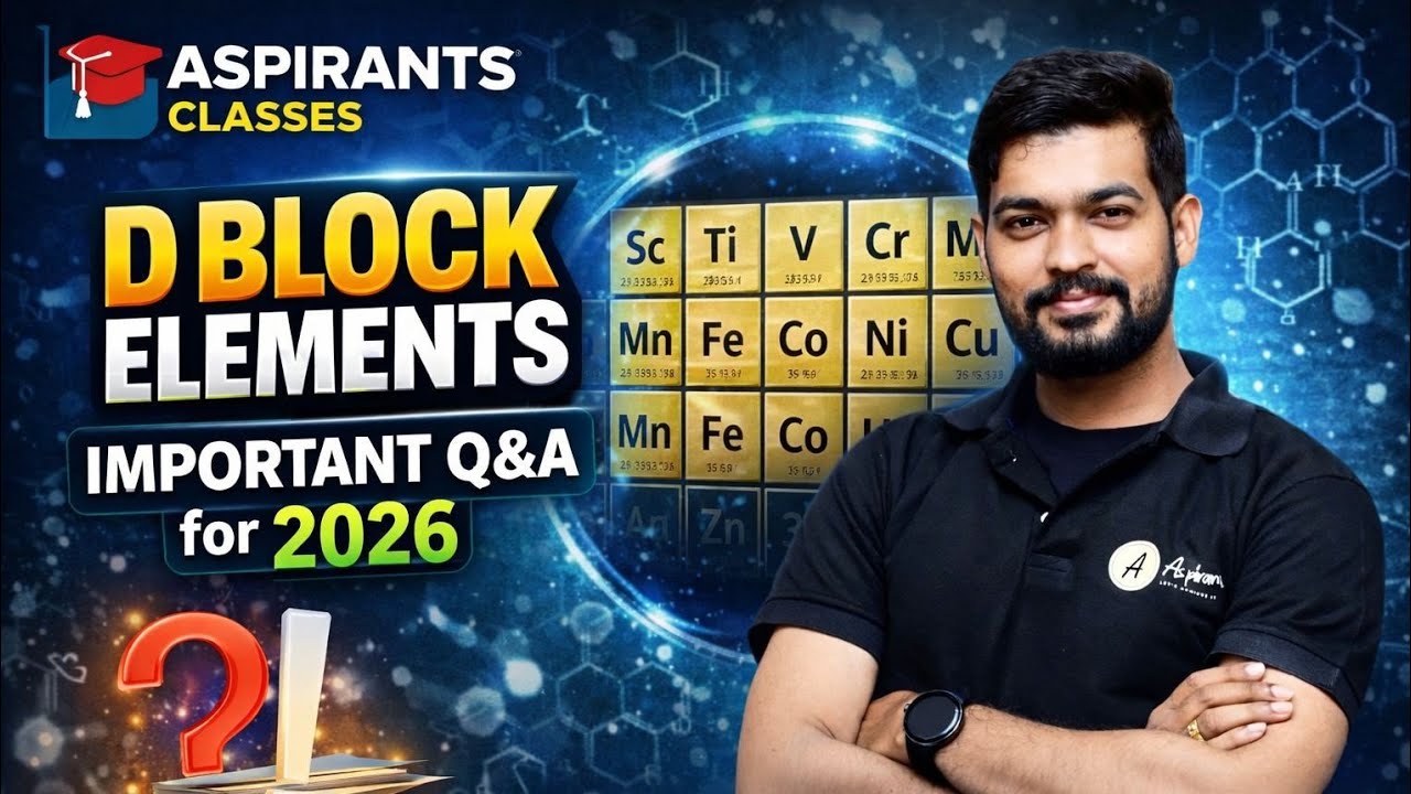 D BLOCK ELEMENTS 🔥 IMPORTANT Q A DISCUSSION CLASS 12 CHEMISTRY BOARD CHSE CBSE SARTHAK SIR 