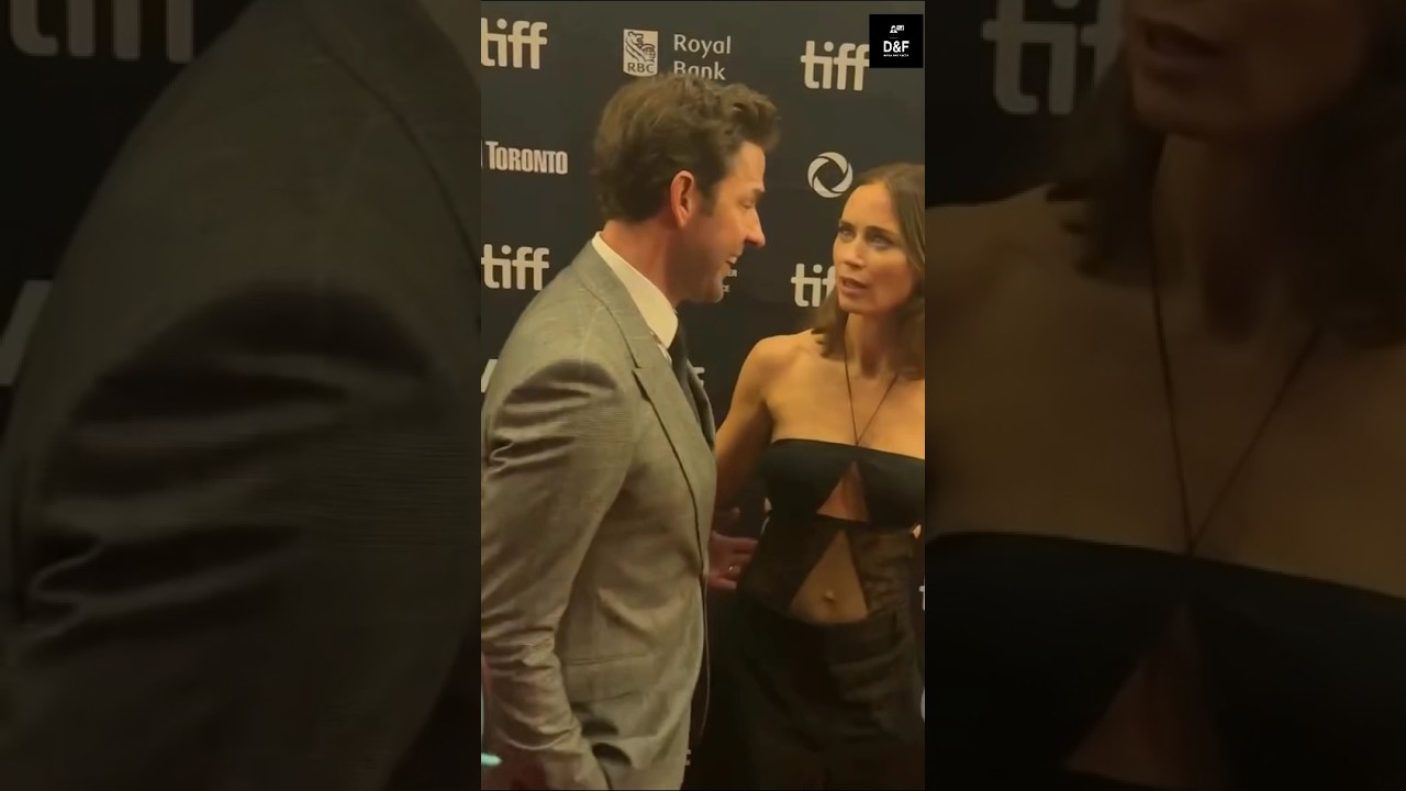 John Krasinski & Emily Blunt Shine at TIFF 2025 Red Carpet#emilyblunt#johnkrasinski#redcarpet