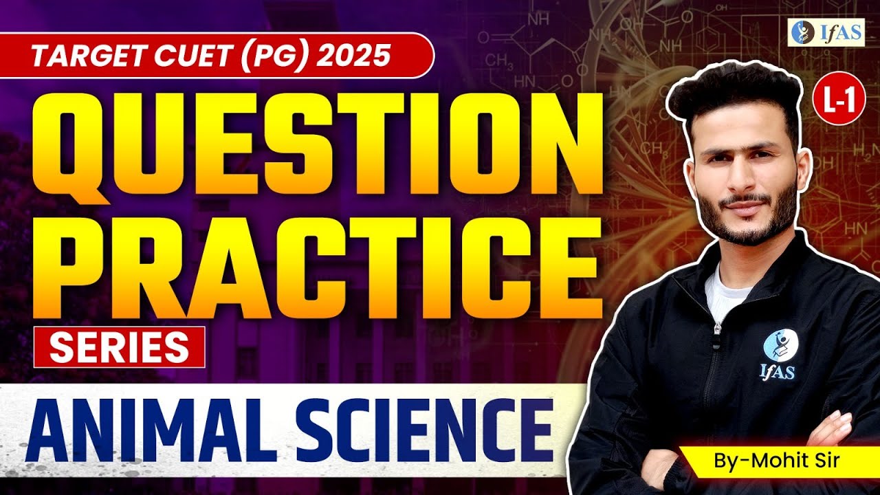 Animal Science CUET PG Life Sciences & Zoology: 2025 Questions LEAKED!