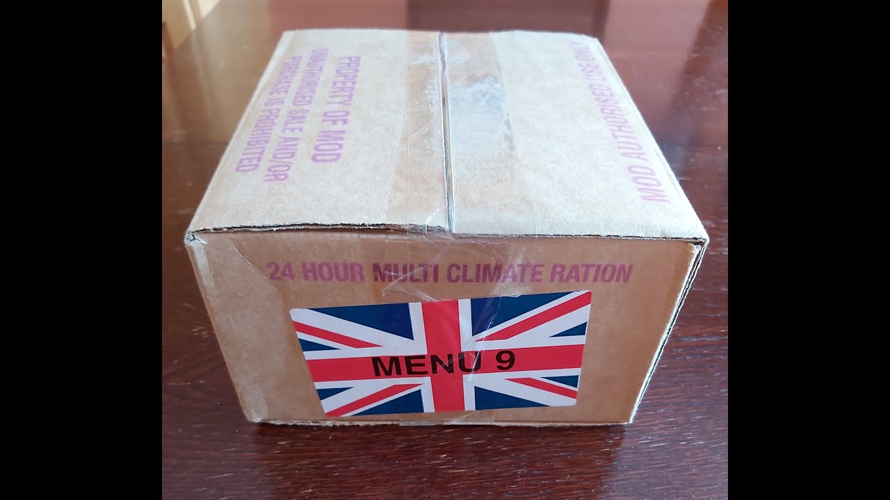 2010/2011 UK 24Hr Multi-Climate Ration (MCR): Menu #9