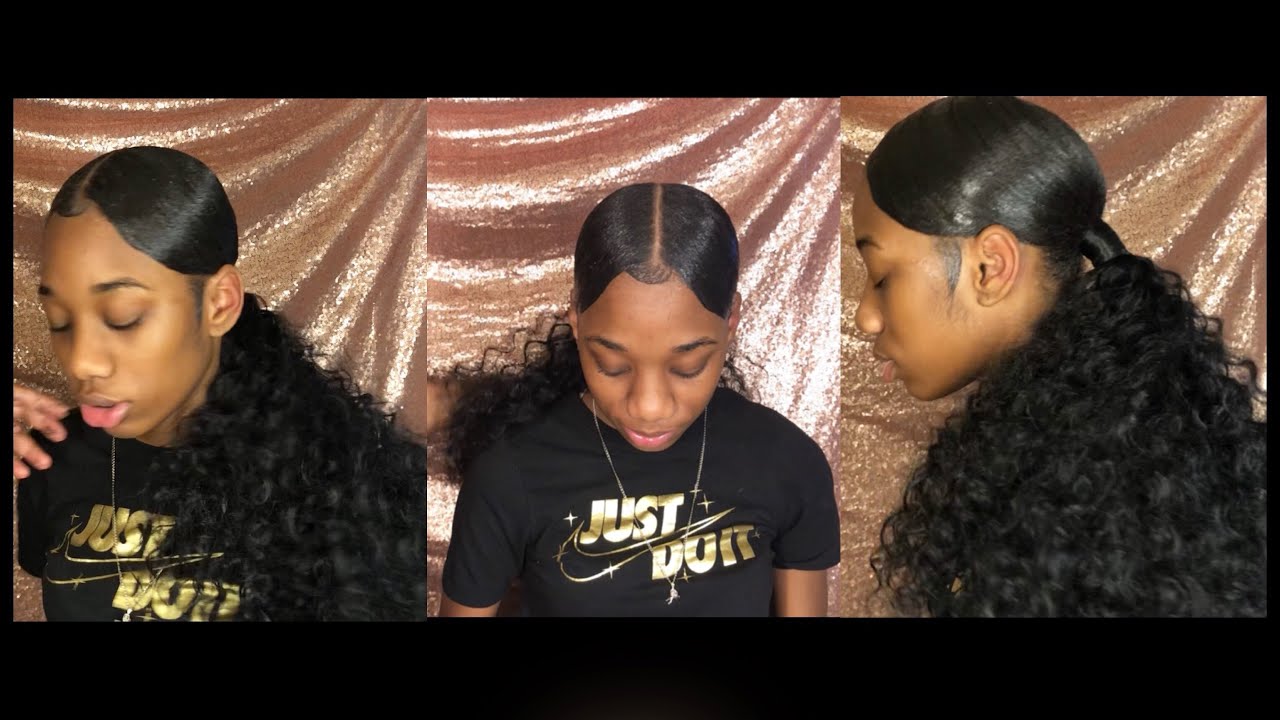 Sleek Middle Part Ponytail Tutorial