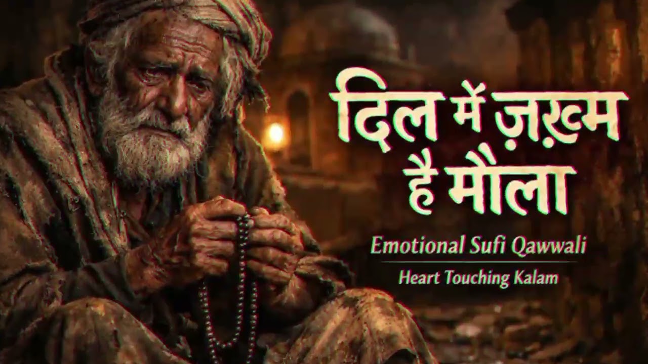 दिल में ज़ख़्म है मौला 💔 | Heart Touching Sufi Qawwali 2026 | Ishq-e-Majazi Sad Kalam |