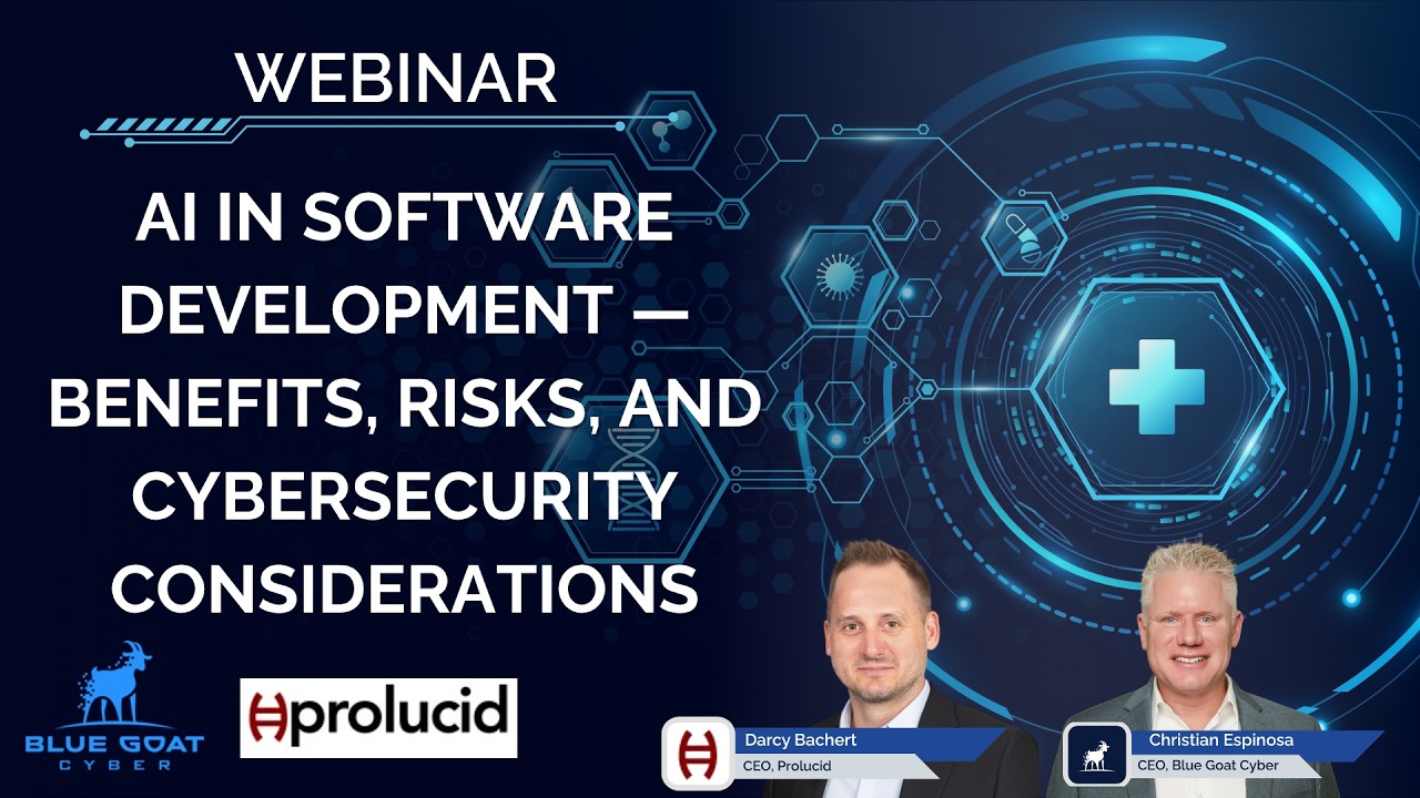 Webinar: AI in Software Development: Benefits, Risks, and Cybersecurity Considerations 📱