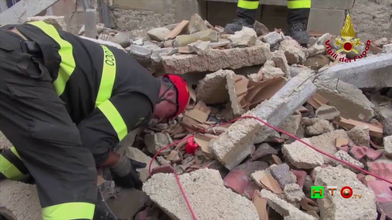 Sisma centro Italia Soccorsi Vigili del Fuoco - Amatrice 18 Settembre - HTO.tv