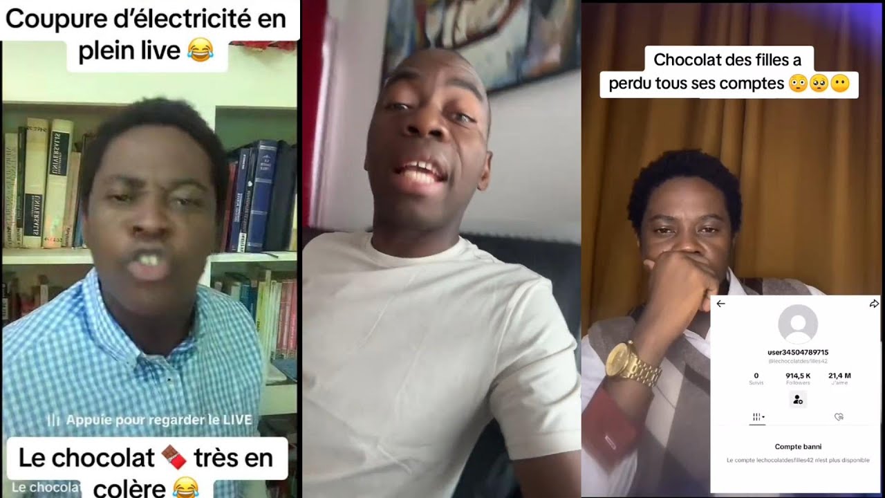 Chocolat de fille banni de TIKTOK reçoit de l'aide de MAKOSSO pour recreer un nouveau compte