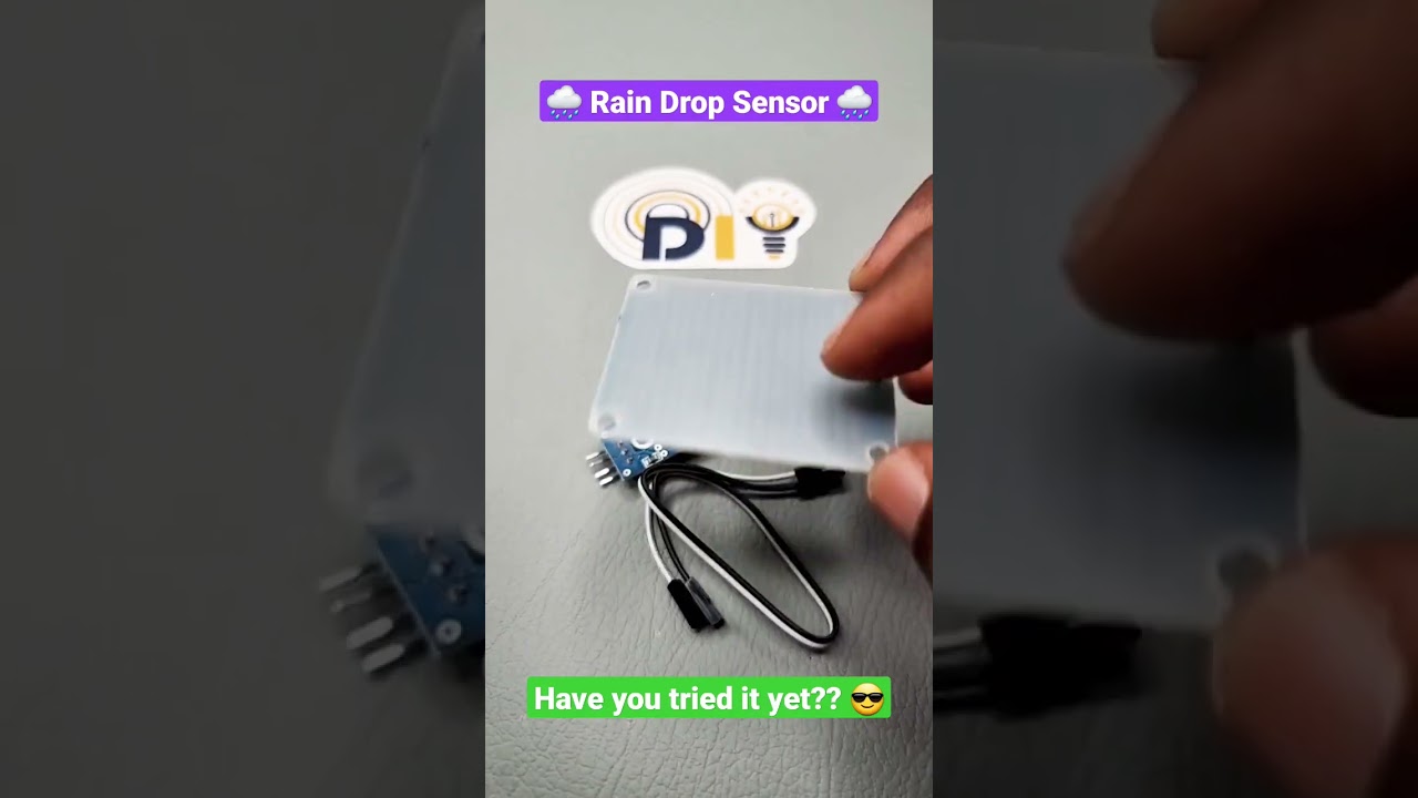Unpacking a Drop of Innovation: The Arduino Rain Drop Sensor ⛈⛈ #diy #arduino #electronic #how #lcd