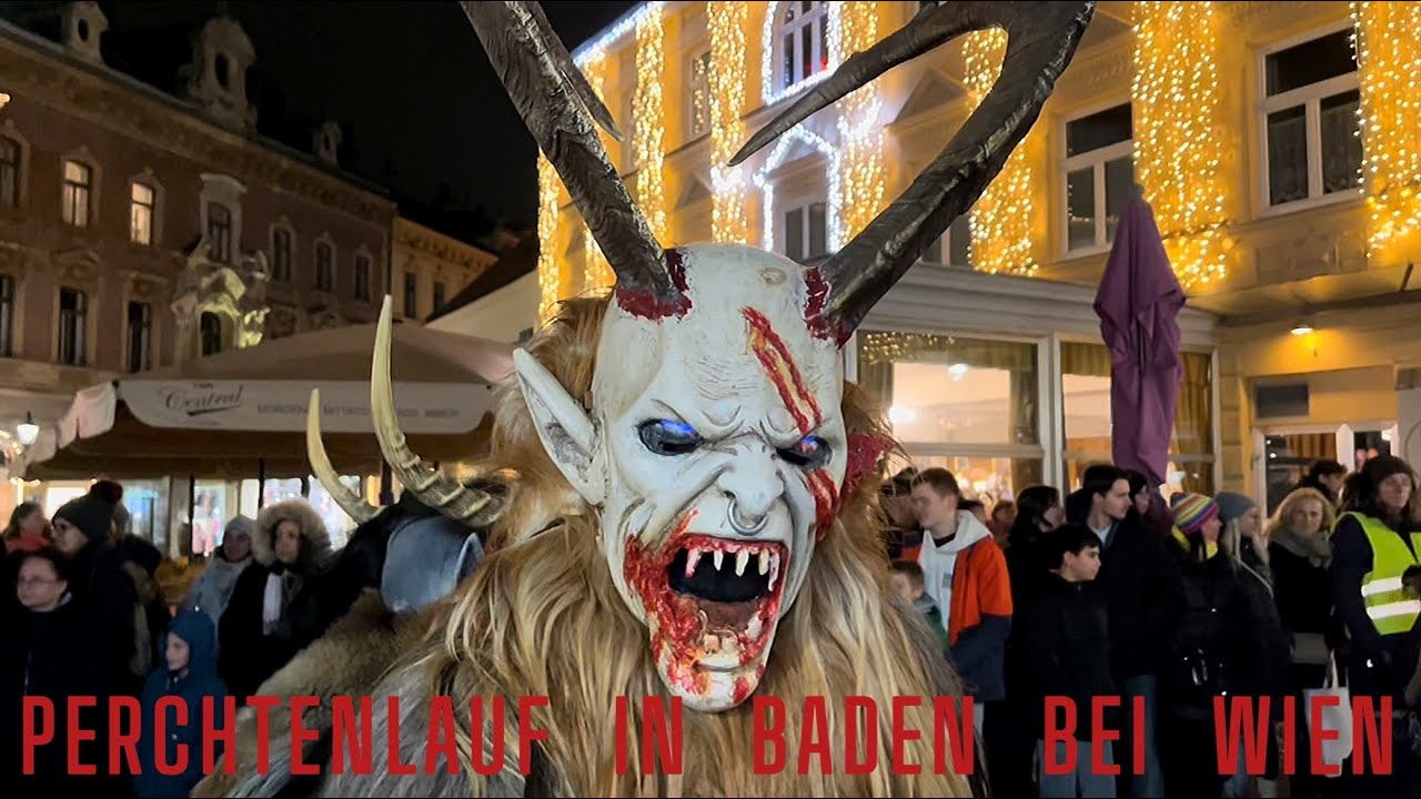 PERCHTENLAUF in Baden bei Wien 2022 👹