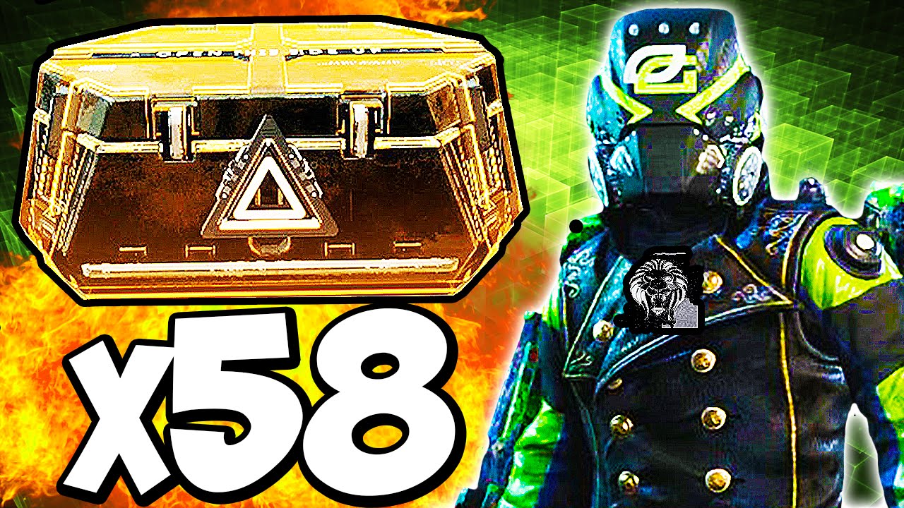 HUNTING OPTIC GEAR & MY OBSIDIAN STEED! - HUGE Advanced Supply Drop LIVE OPENING! (COD AW) | Chaos