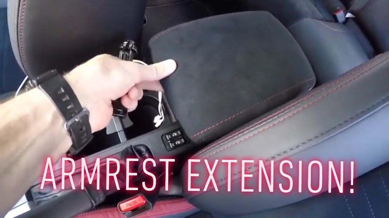 JDM OEM Dual Box Console Armrest Extension (2017 Subaru WRX STI DIY)