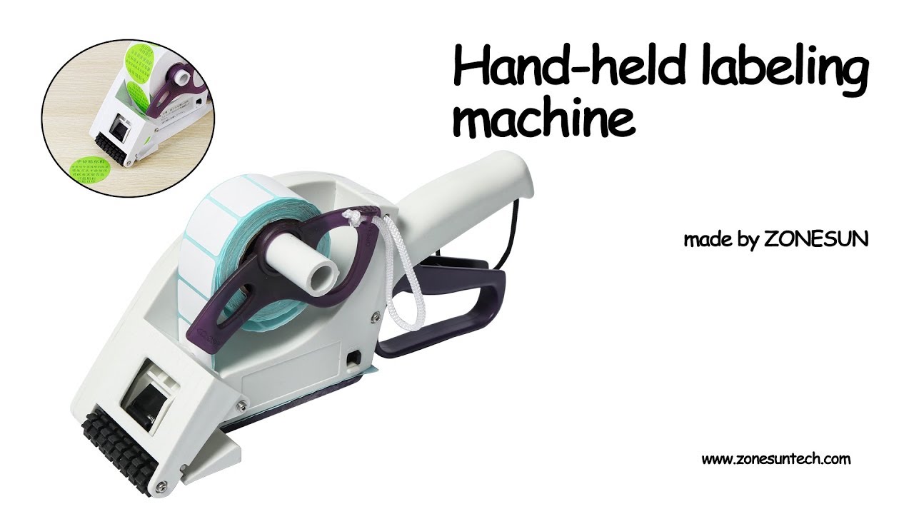 How to use the Semi-automatic Round Bottle Adhesive Sticker Manual Packing Labeling Machine
