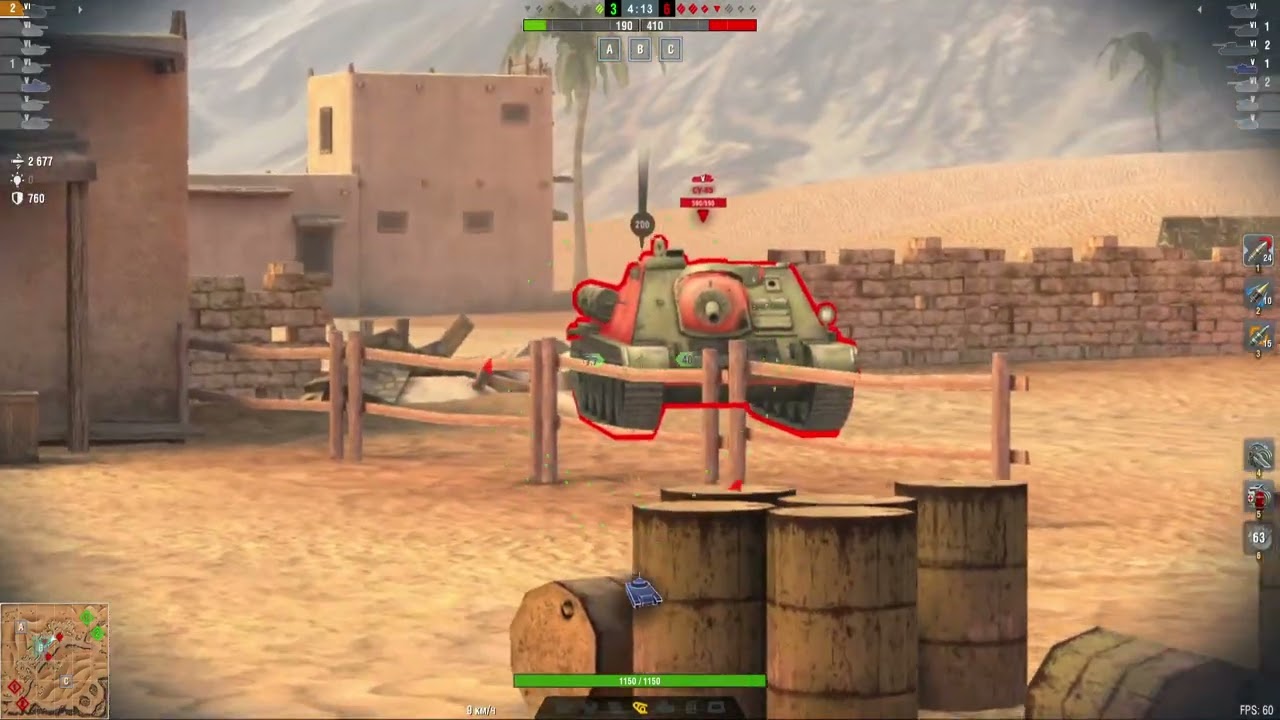 Wot Tanks Blitz: Порой везёт на Мастера.