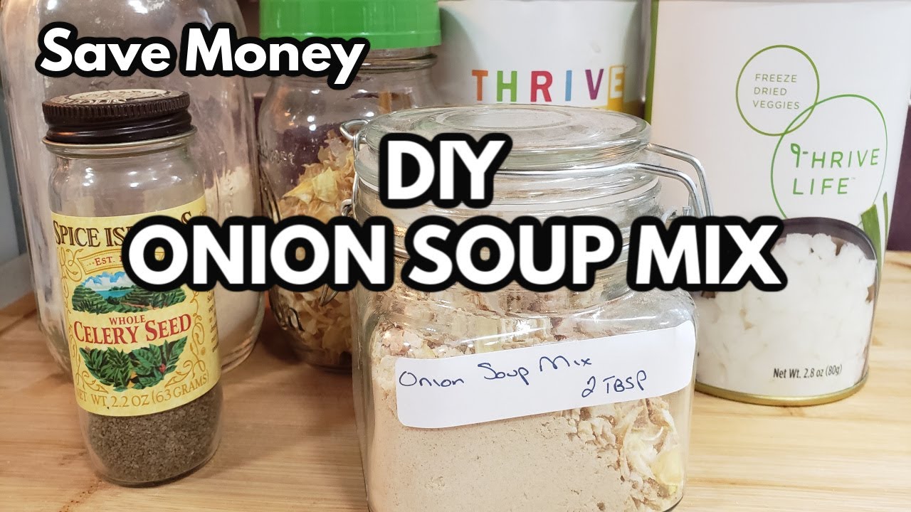 Save Money with DIY Onion Soup Mix - Copycat recipe - Homemade