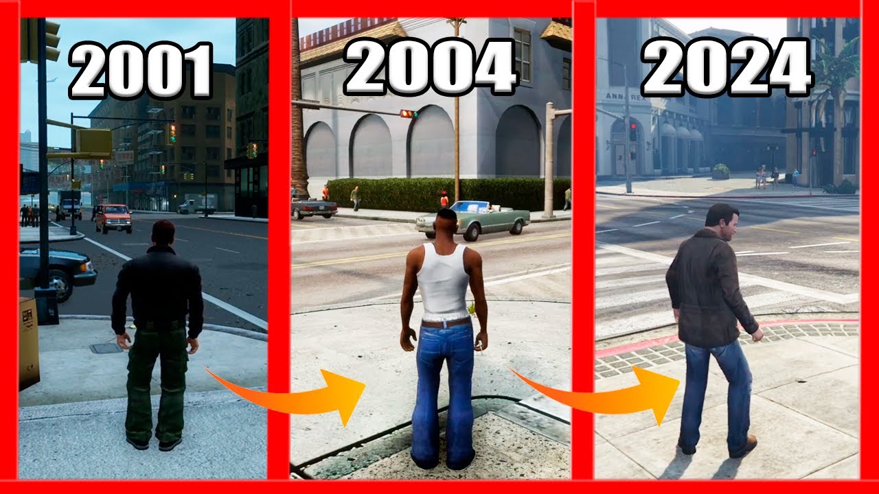 Evolution of City Atmosphere in GTA Games! (2001 - 2024)