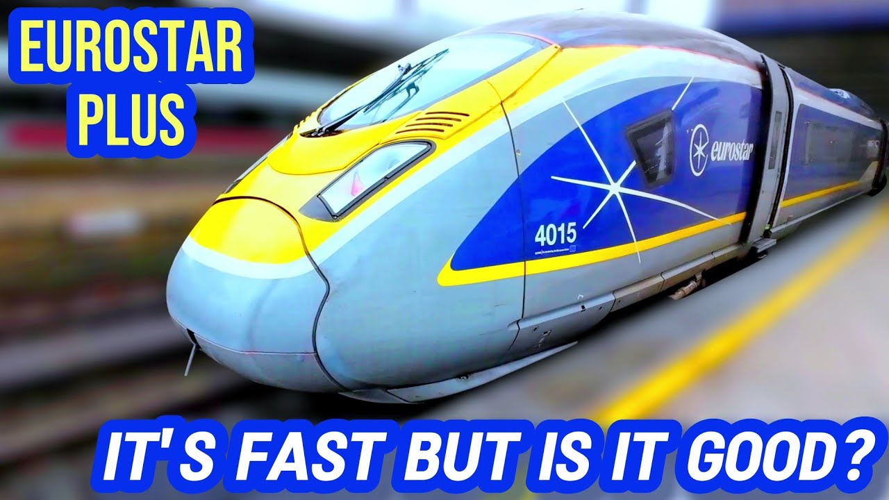 Velaro Eurostar: из Парижа в Брюссель на скорости и комфорте (4K)