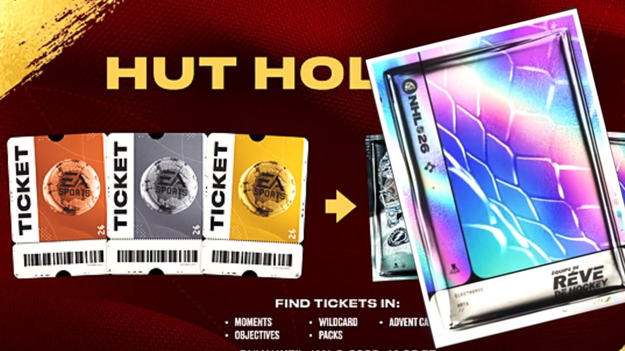 TICKET de NOEL PACK OPENING NHL 26 HUT (QC/FR)