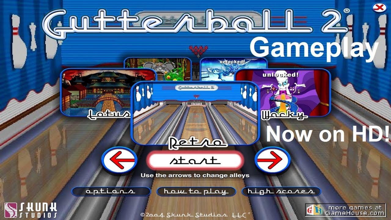 Gutterball 2 Gameplay (HD Remastered)
