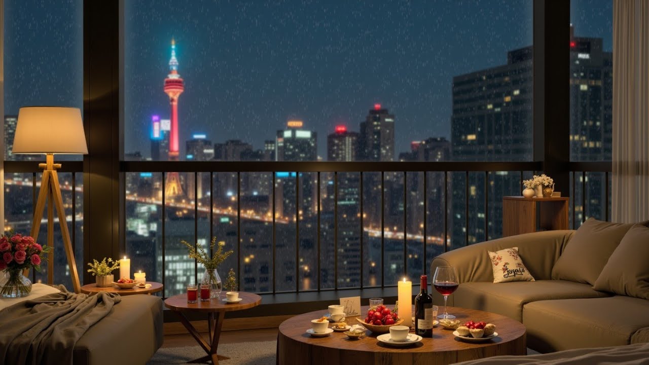 Luxury Jazz Night Vibes ~ Элегантный Апартаментный Джаз для Релаксации и Учебы