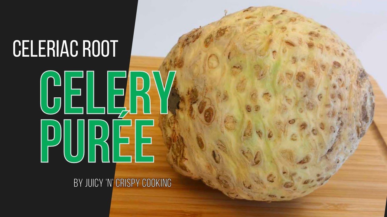 How to make Creamy Celery Root Pur&eacute;e (Celeriac)