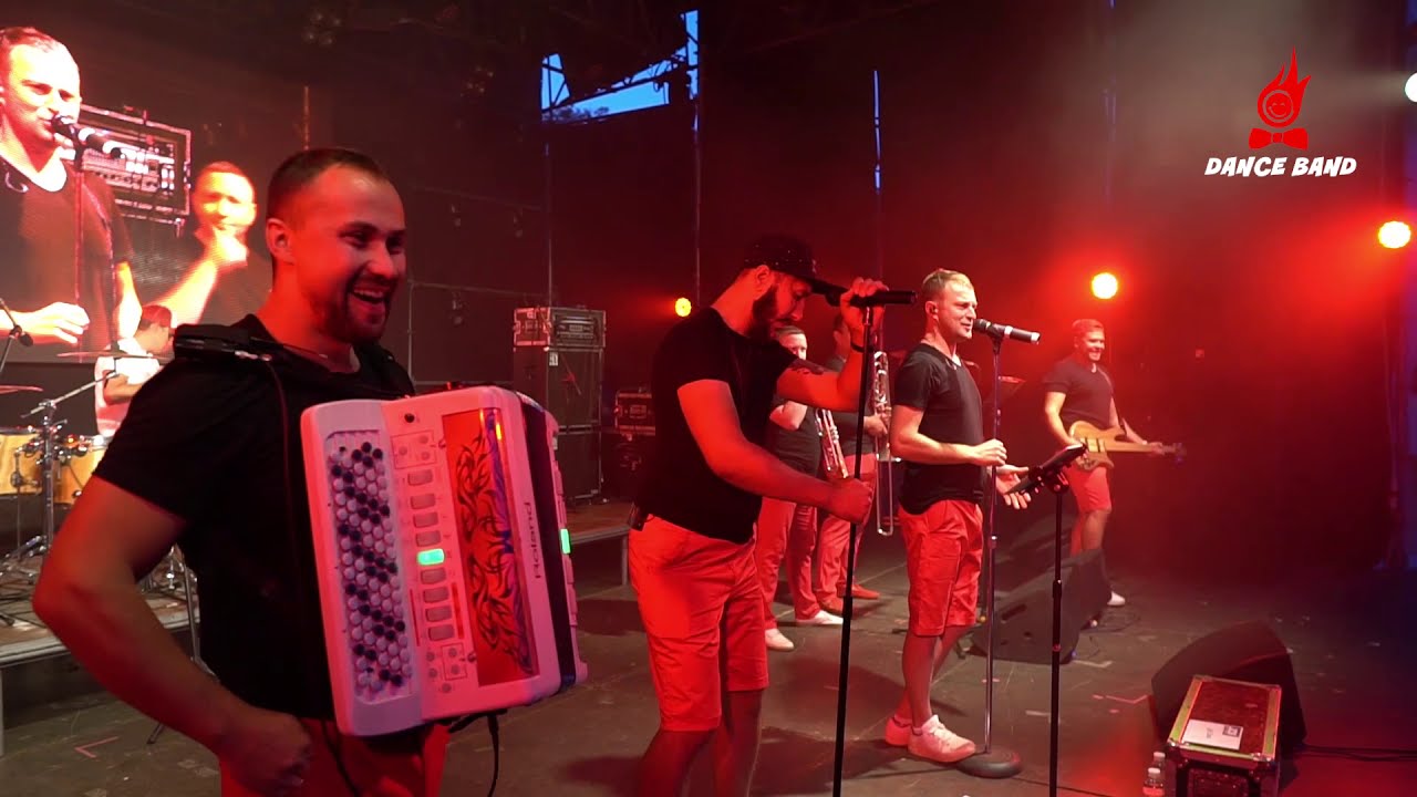 Тростянец - День города. Выступление кавер-группы DANCE BAND. LIVE