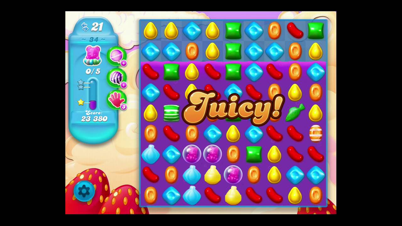 How to Finish Candy Crush Soda Level 34