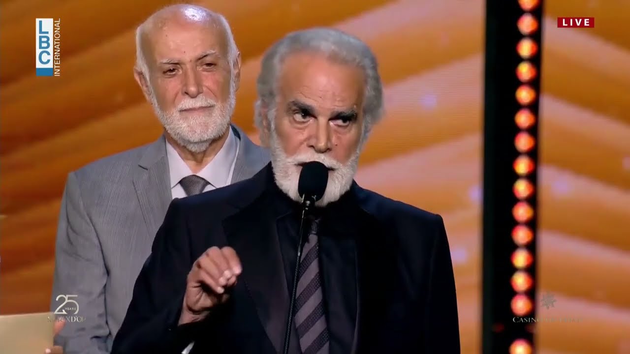 القدير رفيق علي أحمد يحصد جائزة الموركس التكريمي لممثل لبناني عن مسيرته وتميزه بدوره في 