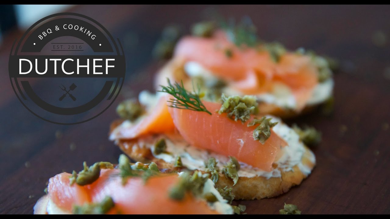 Heerlijke gerookte zalm - als voorgerecht en als borrelhapje