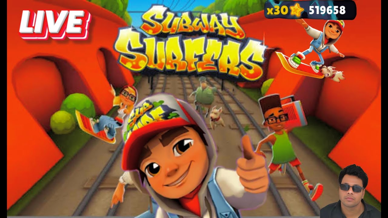 🛑Live is 🥵Subway surfers😱