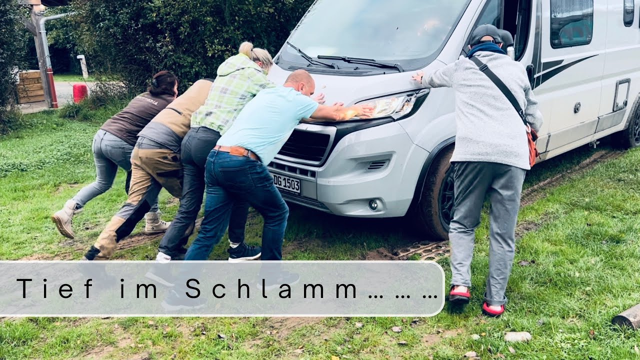 Tief im Schlamm…… Teil 2 unserer Frankreich Reise im Knaus Boxlife Camper Van in die Normandie