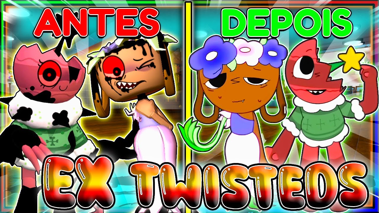 😲ELES ESTÃO LIVRES❗🤕NÃO são mais TWISTEDS❗🤯VEJA o ANTES e o DEPOIS❗🤒(PARTE 1) DANDYS WORLD 👀🔥