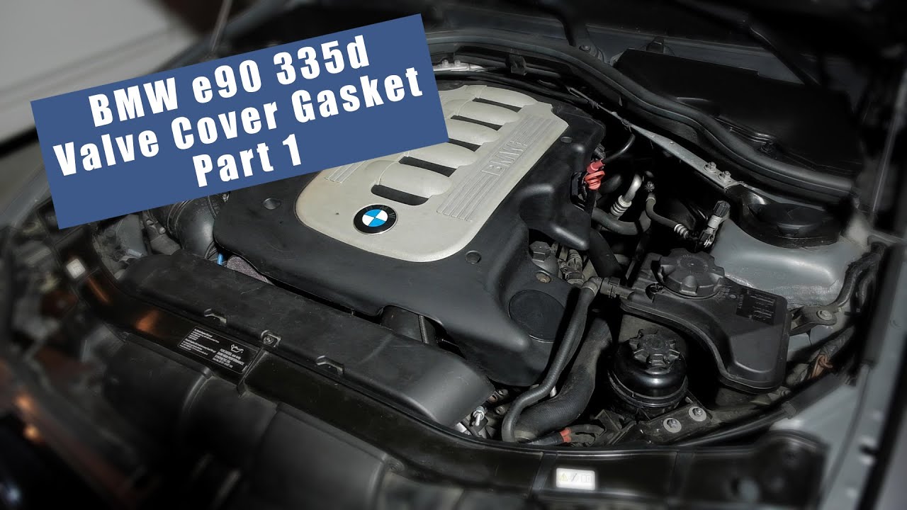 BMW 335d & X5d M57 Valve Cover Gasket DIY Part 1