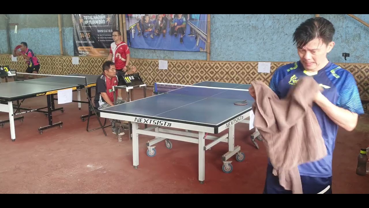 Akhirnya Pecah@ Budi Jeksen/Butik vs Agung St/Aif Kejuaraan Tenis Meja Karjo Salam Food Bekasi 2026