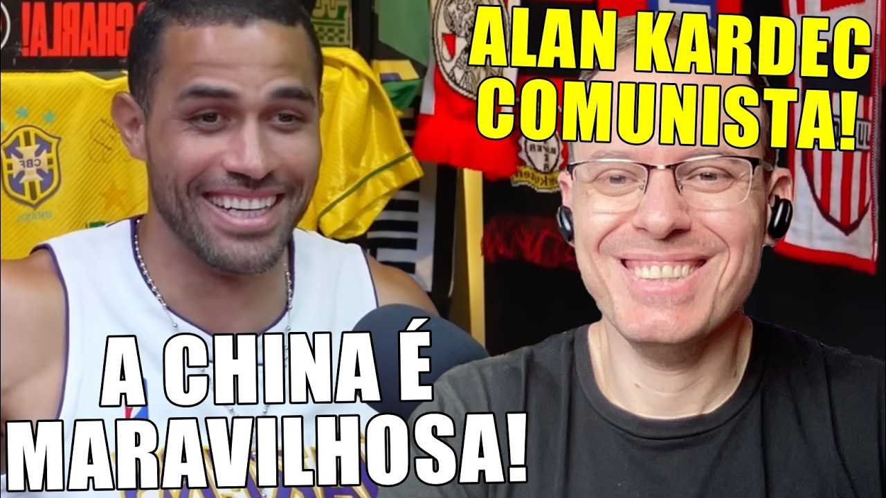 ALAN KARDEC CONTA COMO FOI VIVER NA CHINA