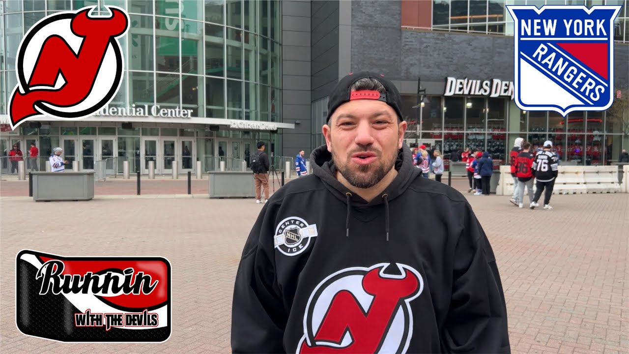NJ Devils vs NY Rangers VLOG From Prudential Center 4/5/25