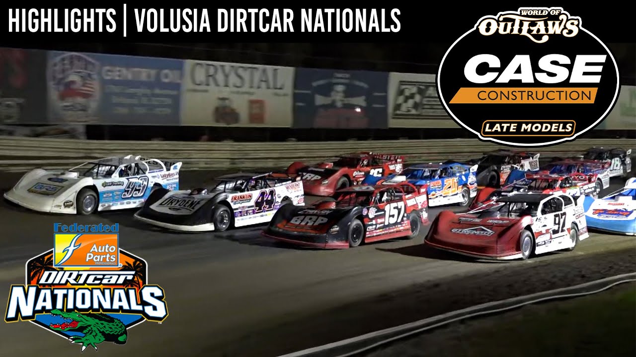 World of Outlaws CASE Late Models | DIRTcar Nationals | February 16, 2024 | HIGHLIGHTS