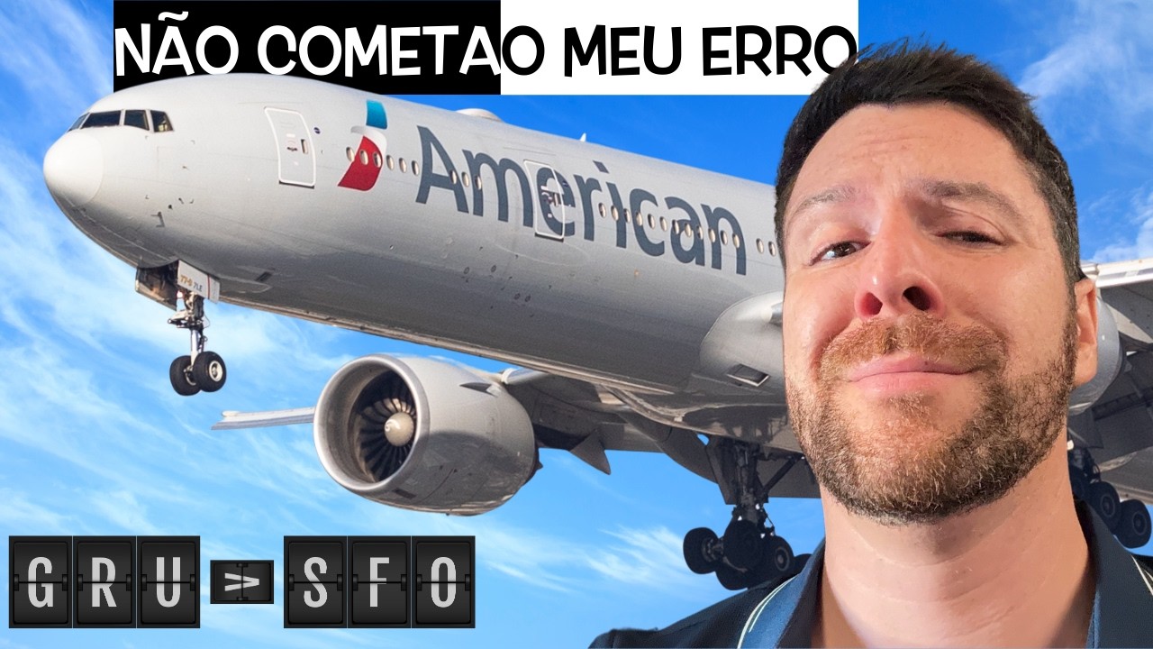 Experimentei a Premium Economy American Airlines pra Miami e isso foi o que aconteceu