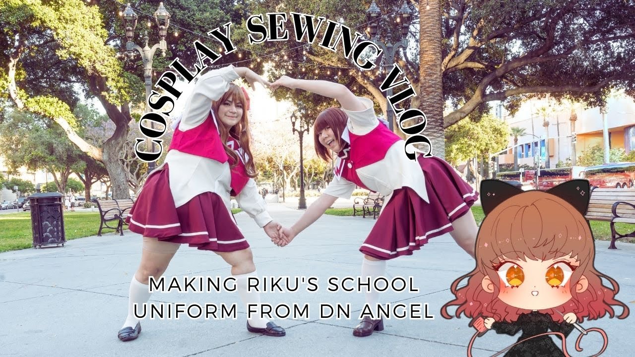 Team Dark Mousy! Making Riku's School Uniform from DN Angel [Cosplay Sewing Vlog]