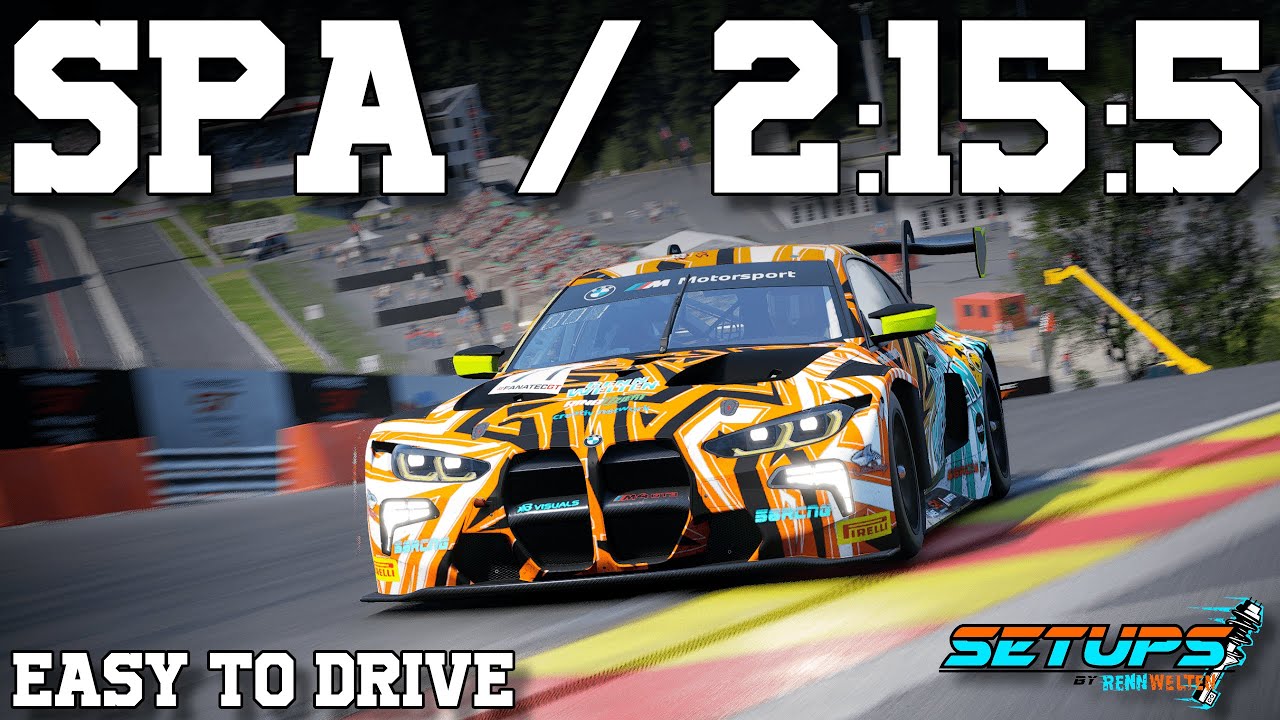 BMW M4 GT3 SPA 2:15:5 Hotlap - RennWelten Setups - Assetto Corsa Competizione