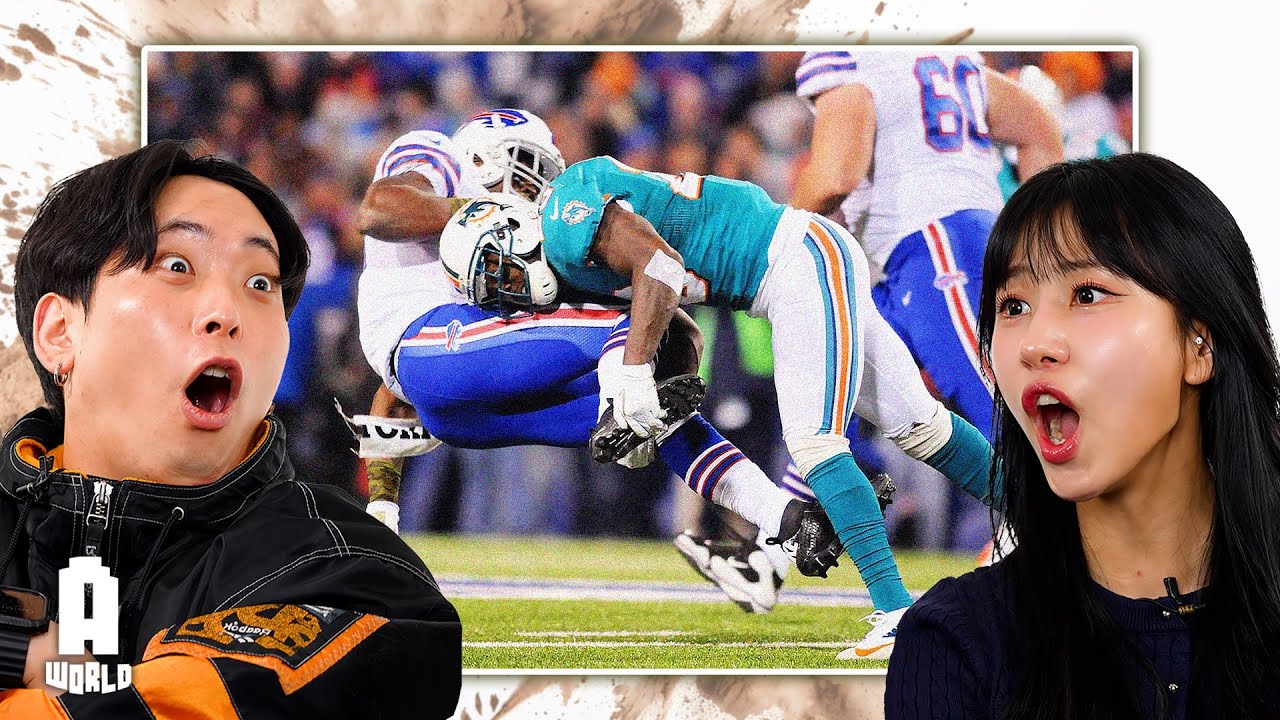 Koreans react to NFL Biggest Hits For the First Time!