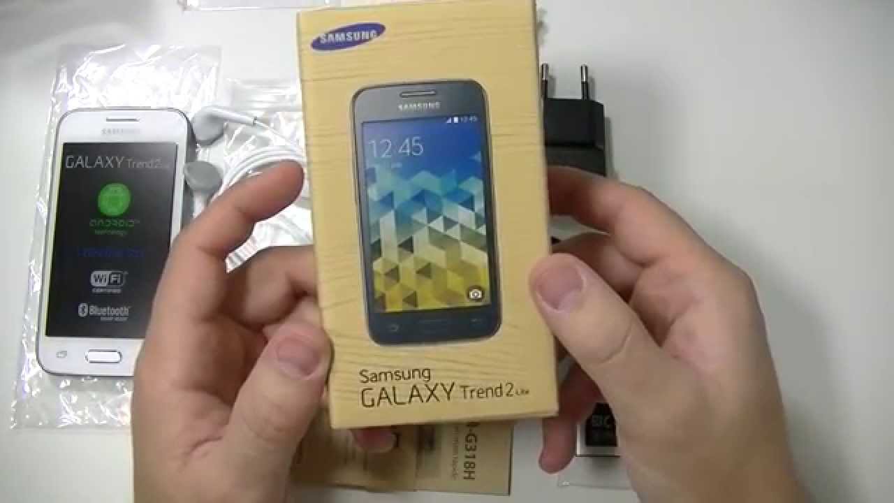 SAMSUNG GALAXY TREND 2 LITE - déballage par TFP
