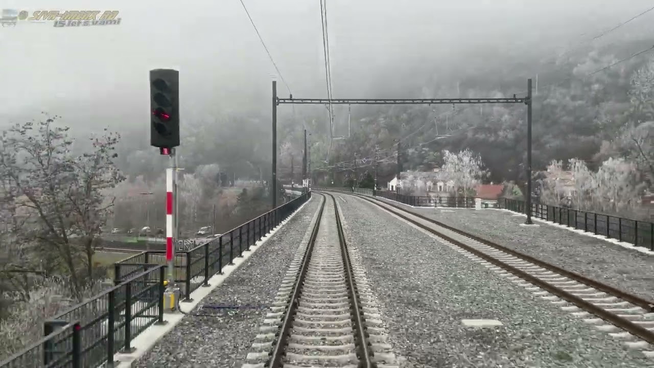 Trať Praha Radotín - Praha hl.n.  přes most inteligence