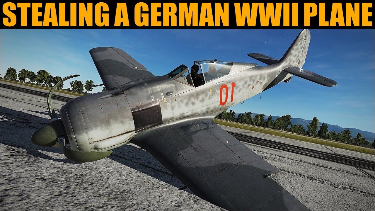 1944 Bruce Carr Steals German Fighter Plane To RTB | DCS Reenactment