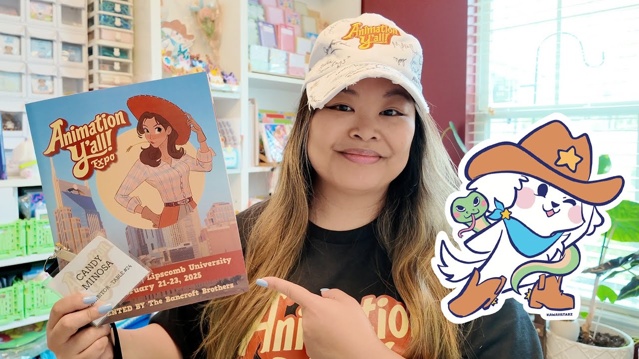 Animation Y'all Expo Artist Alley Vlog 2025