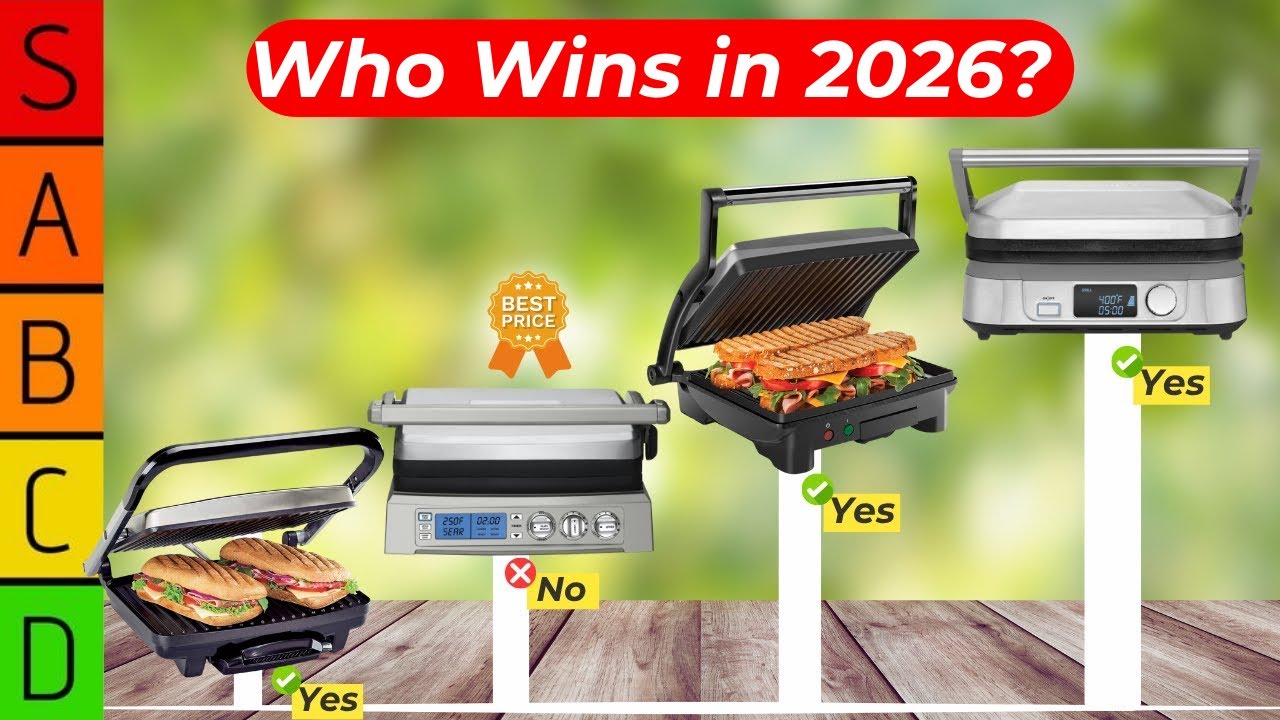 Best Panini Presses 2026 [TOP 5 Sandwich Makers]