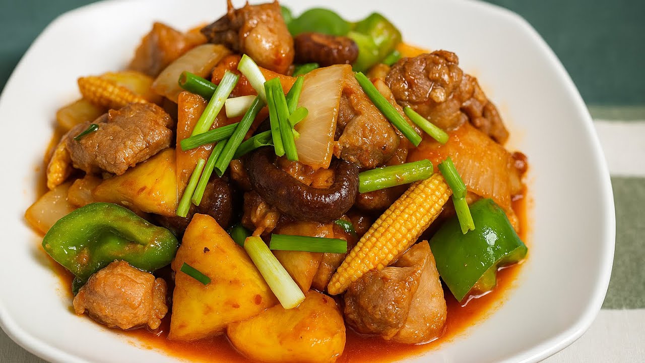 Delicious Sweet and Sour Stir-Fry ឆាជូរអែមឆ្ងាញ់