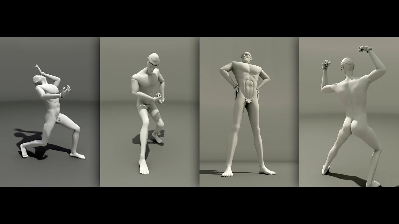 Видеоурок - подготовка модели человека к анимации в 3D Studio Max 2011 RUS.