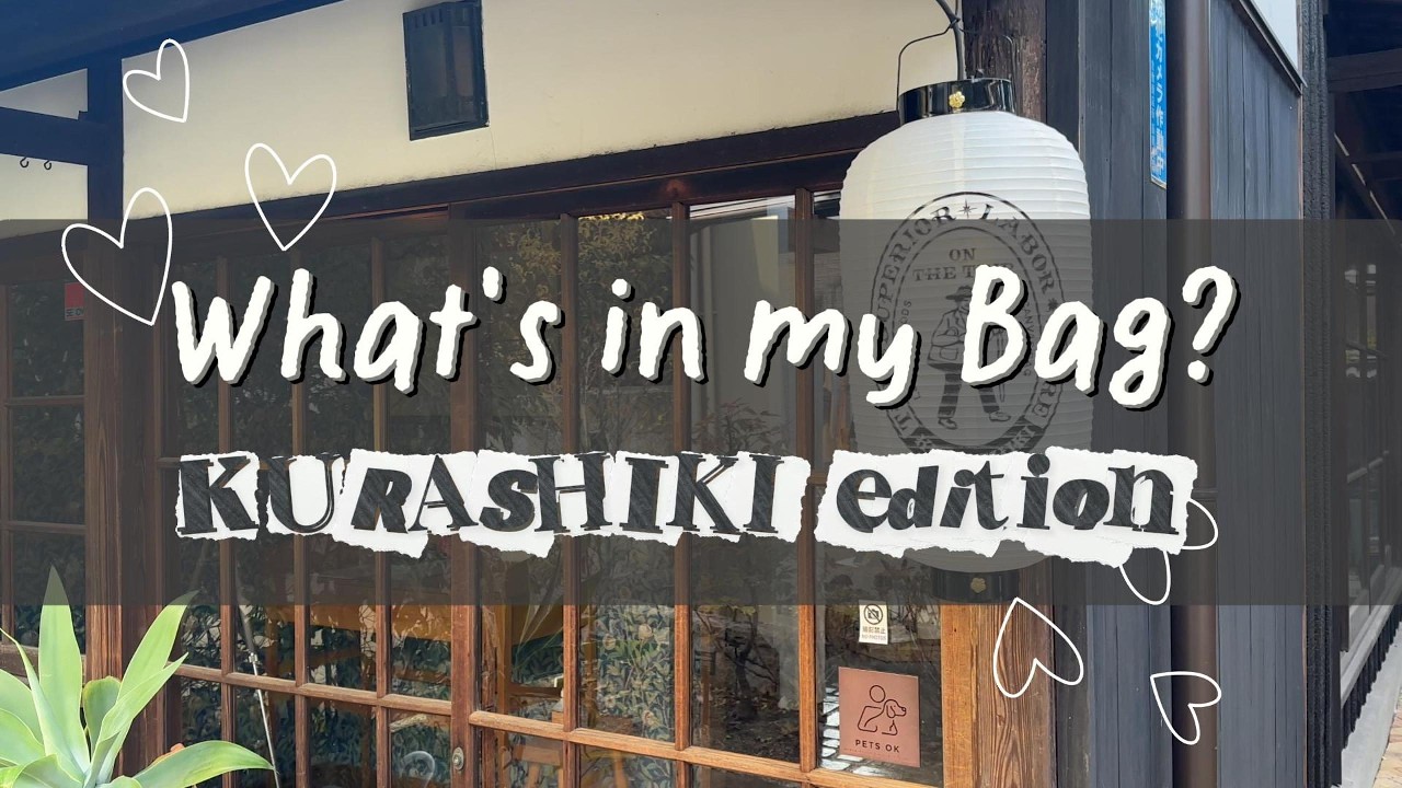 What’s in my bag | ft. Travelers Notebook and Superior Labor Kurashiki