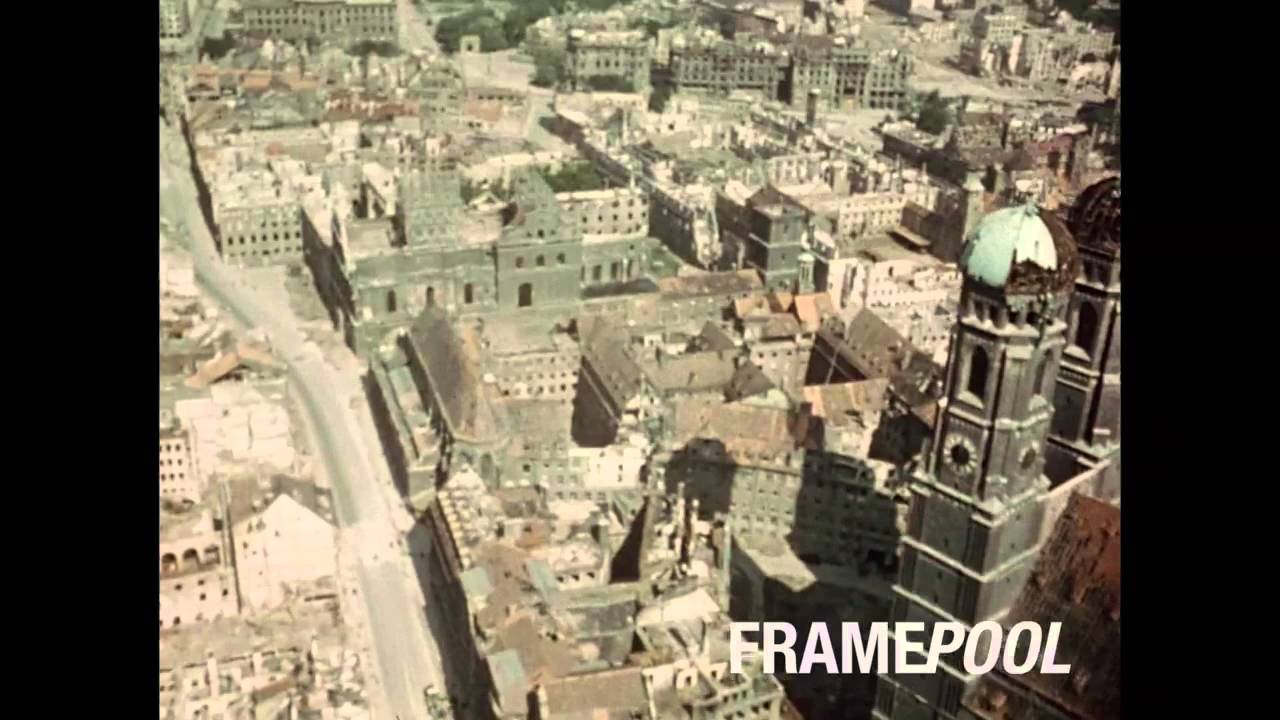 M&uuml;nchen Mai 1945 Flugaufnahmen