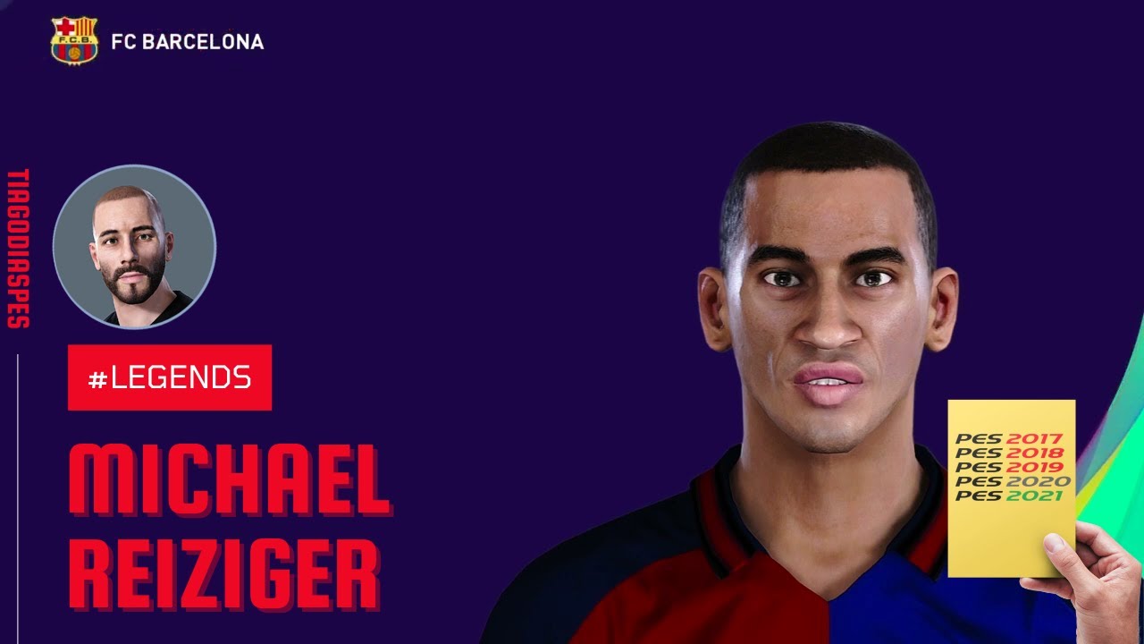 Michael Reiziger (Barcelona Milan Ajax PSV) Face + Stats | PES 2021