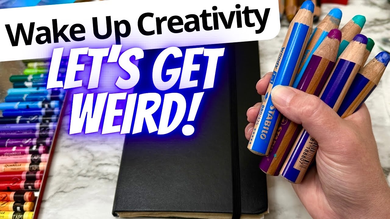 🎨 MY CREATIVE PROCESS | Intuitive Drawing in my Sketchbook 🌀